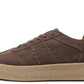 Faux Suede Stitch Trainer