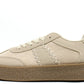 Faux Suede Stitch Trainer