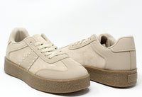 Faux Suede Stitch Trainer