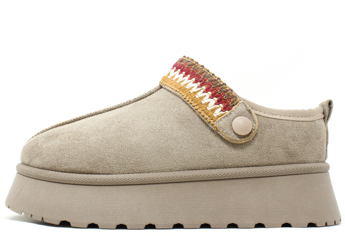 Slip On Boot with Trimmed Strap