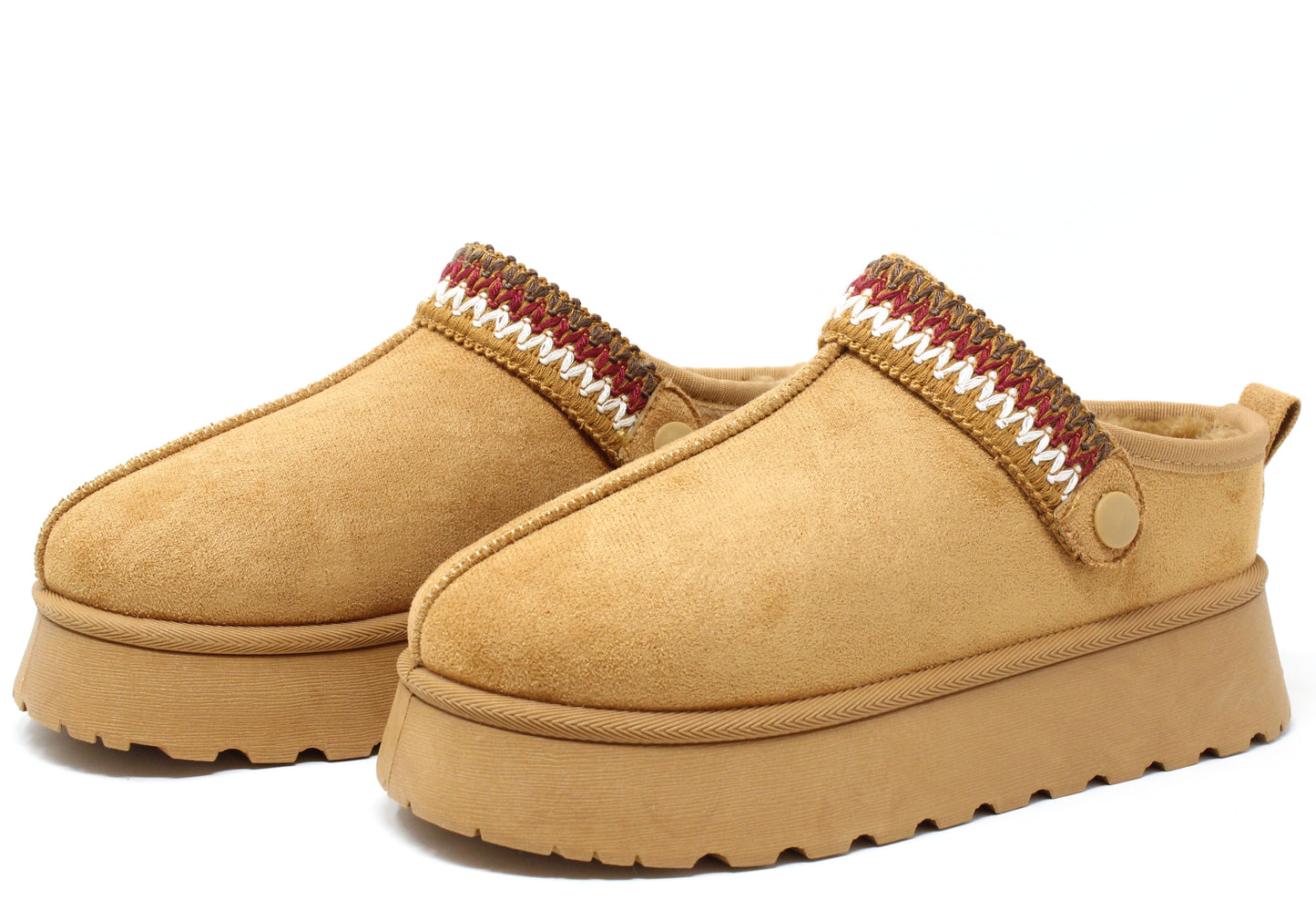 Slip On Boot with Trimmed Strap