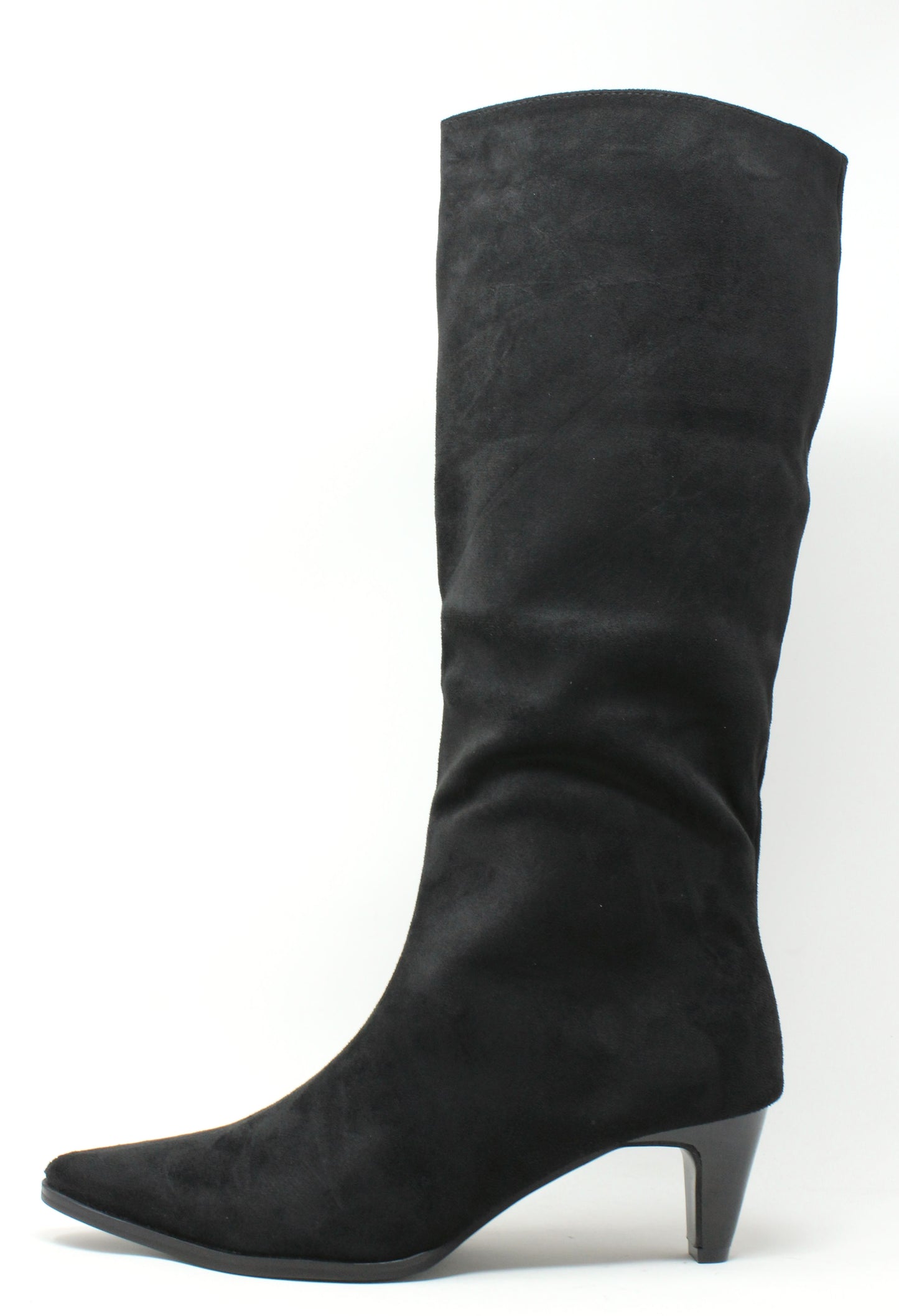 Faux Suede Knee High Boot