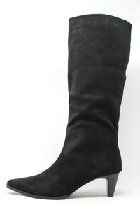 Faux Suede Knee High Boot