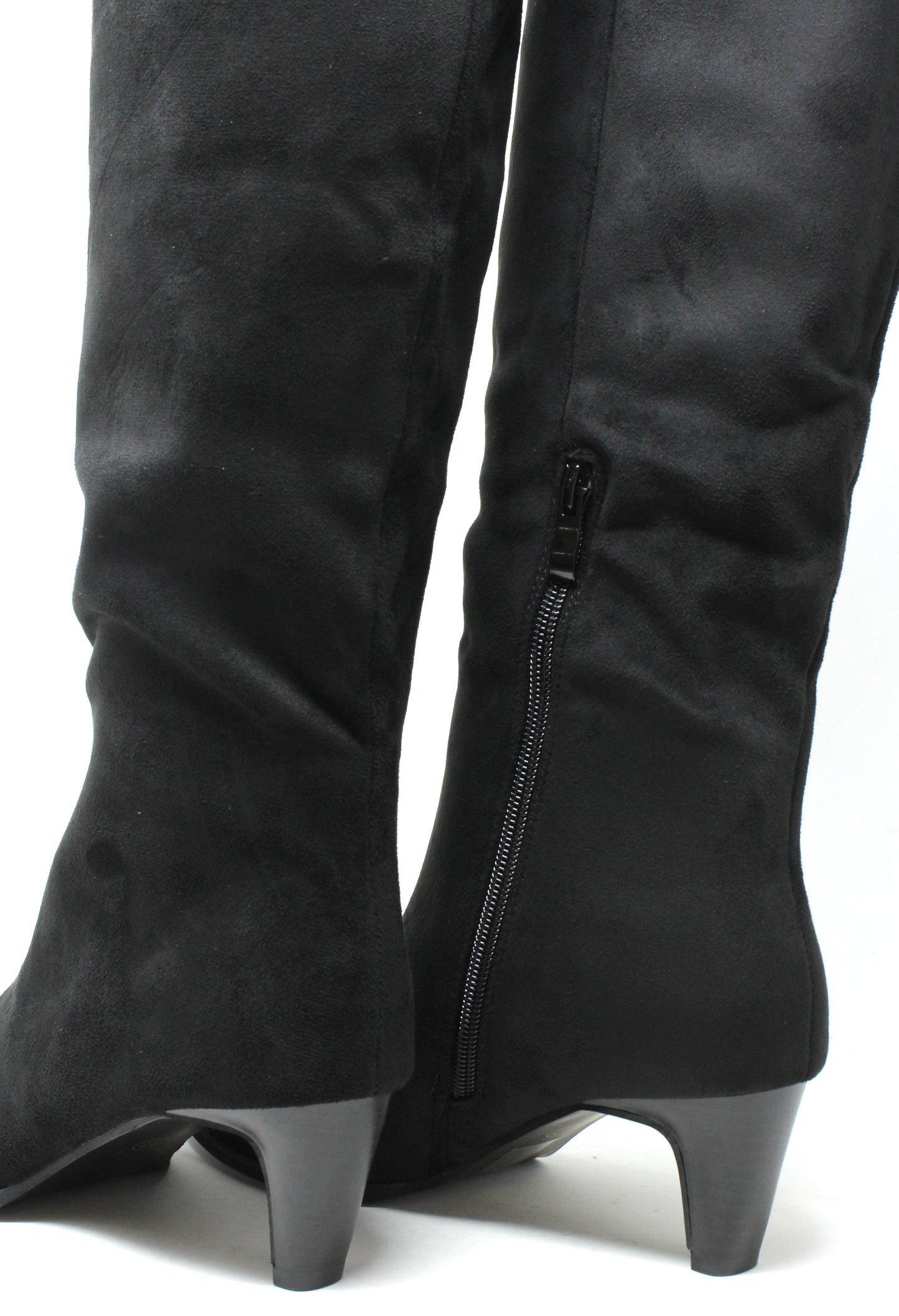 Faux Suede Knee High Boot
