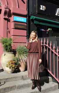 Vintage Look Knee High Boots