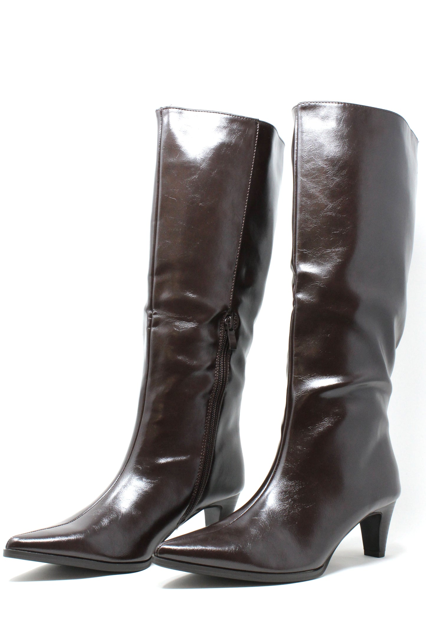 Vintage Look Knee High Boots