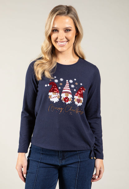 Jingle Christmas Knit Top