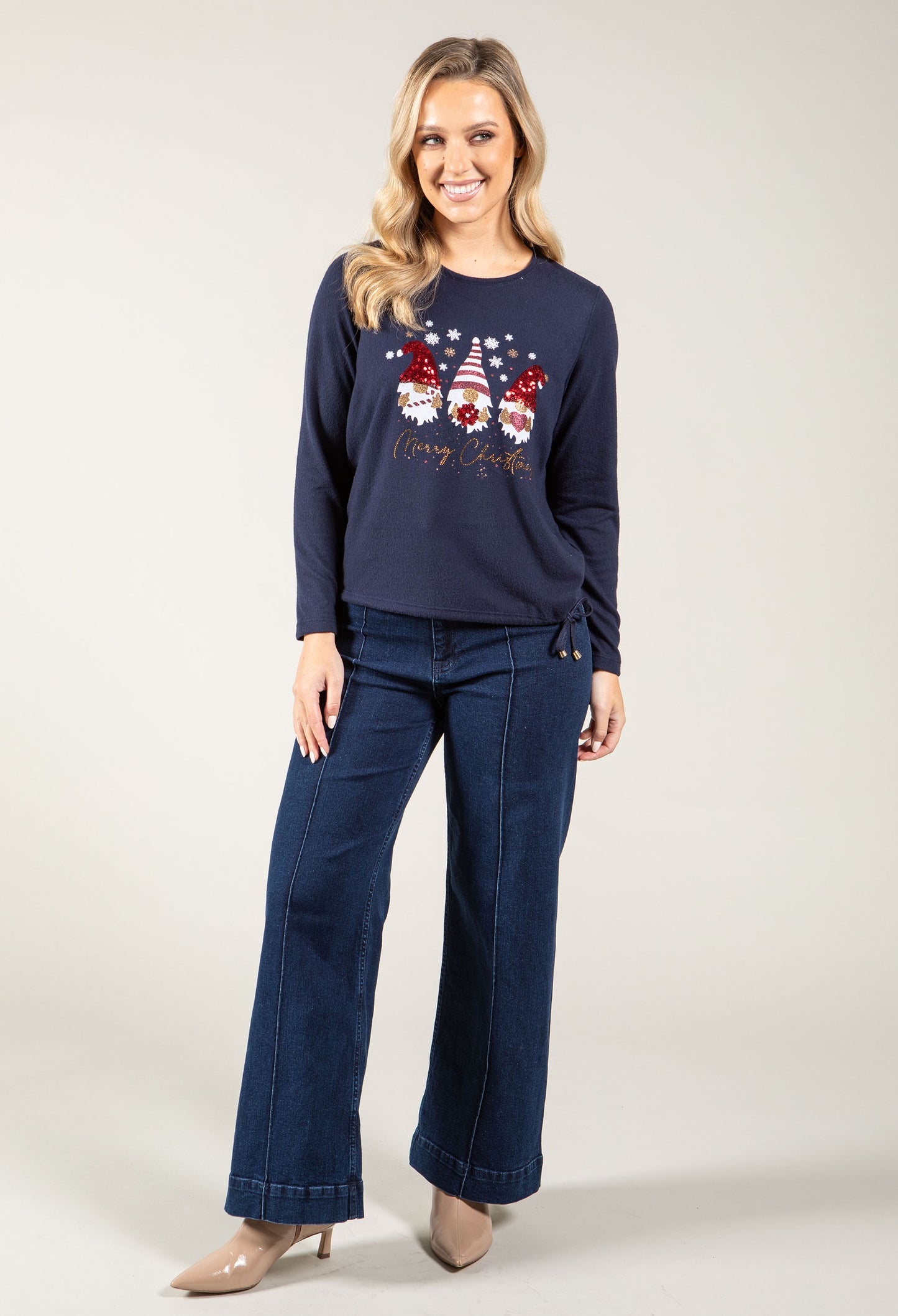 Jingle Christmas Knit Top