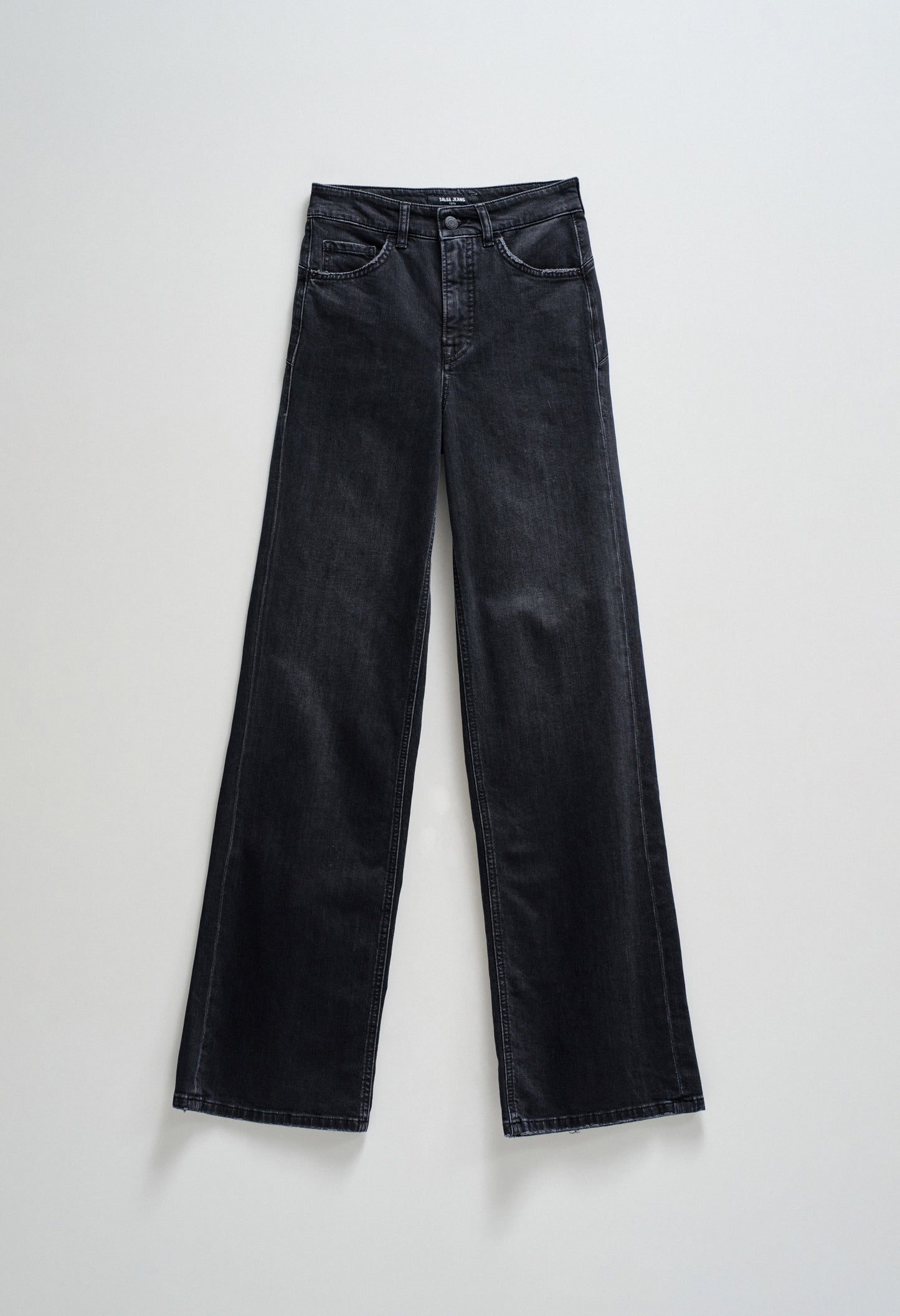 Push In Wide Leg Jeans