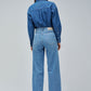 Faith Push In Wide Jeans