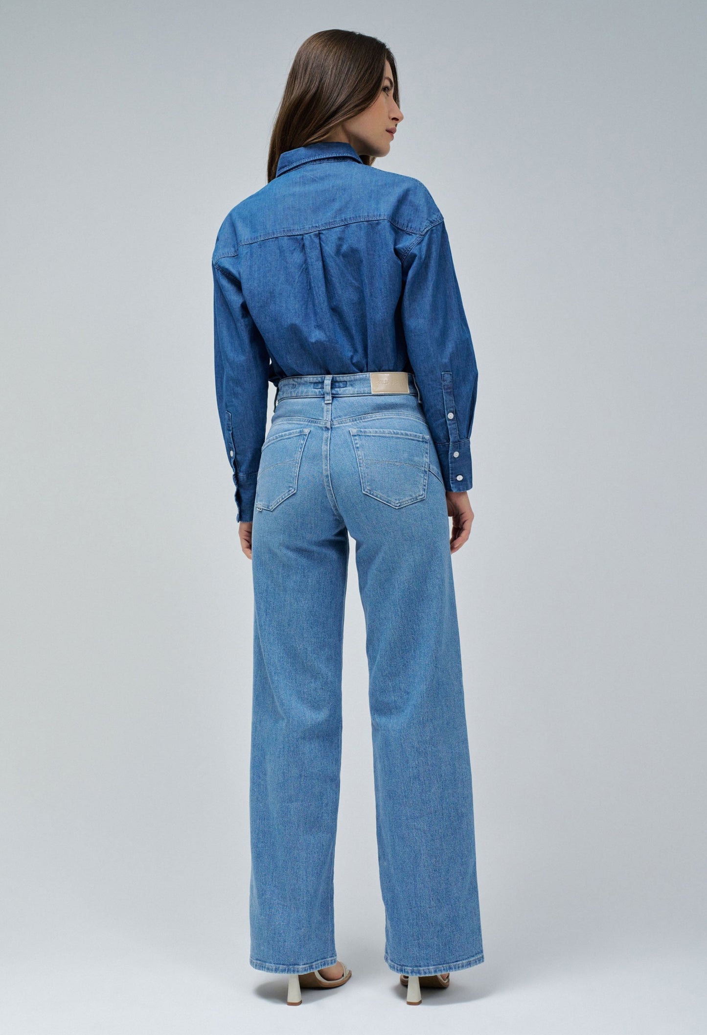 Faith Push In Wide Jeans