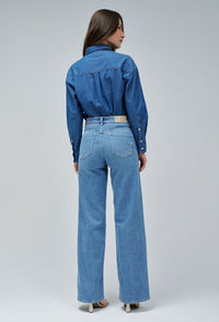 Faith Push In Wide Jeans