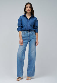 Faith Push In Wide Jeans