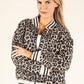 Leopard Print Bomber Jacket