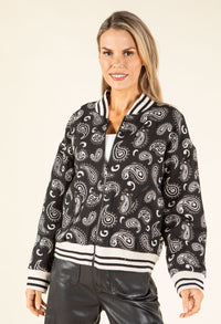 Paisley Bomber Jacket