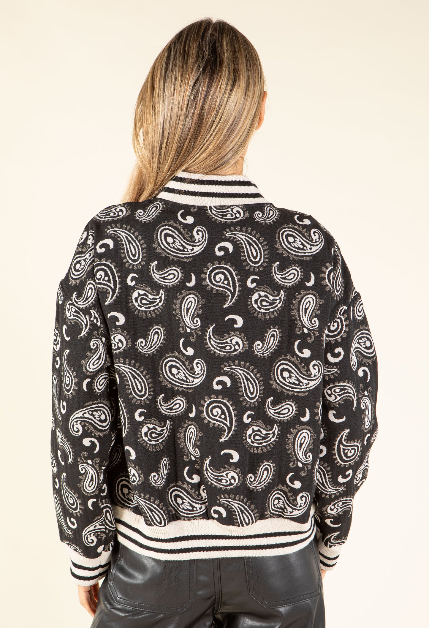 Paisley Bomber Jacket