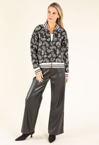 Paisley Bomber Jacket