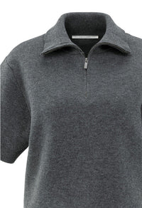 Short sleeve Half-Zip sweater