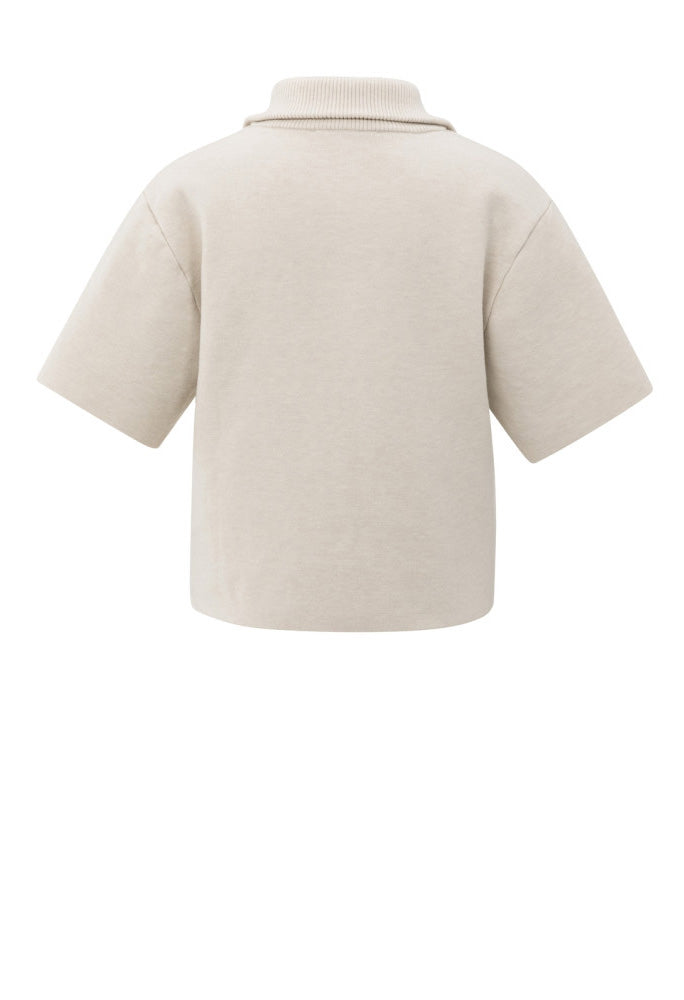 Short sleeve Half-Zip sweater