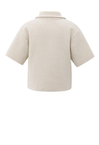 Short sleeve Half-Zip sweater