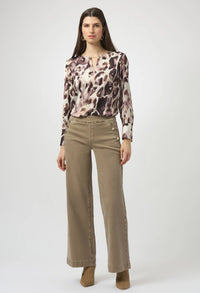 Animal Print Blouse