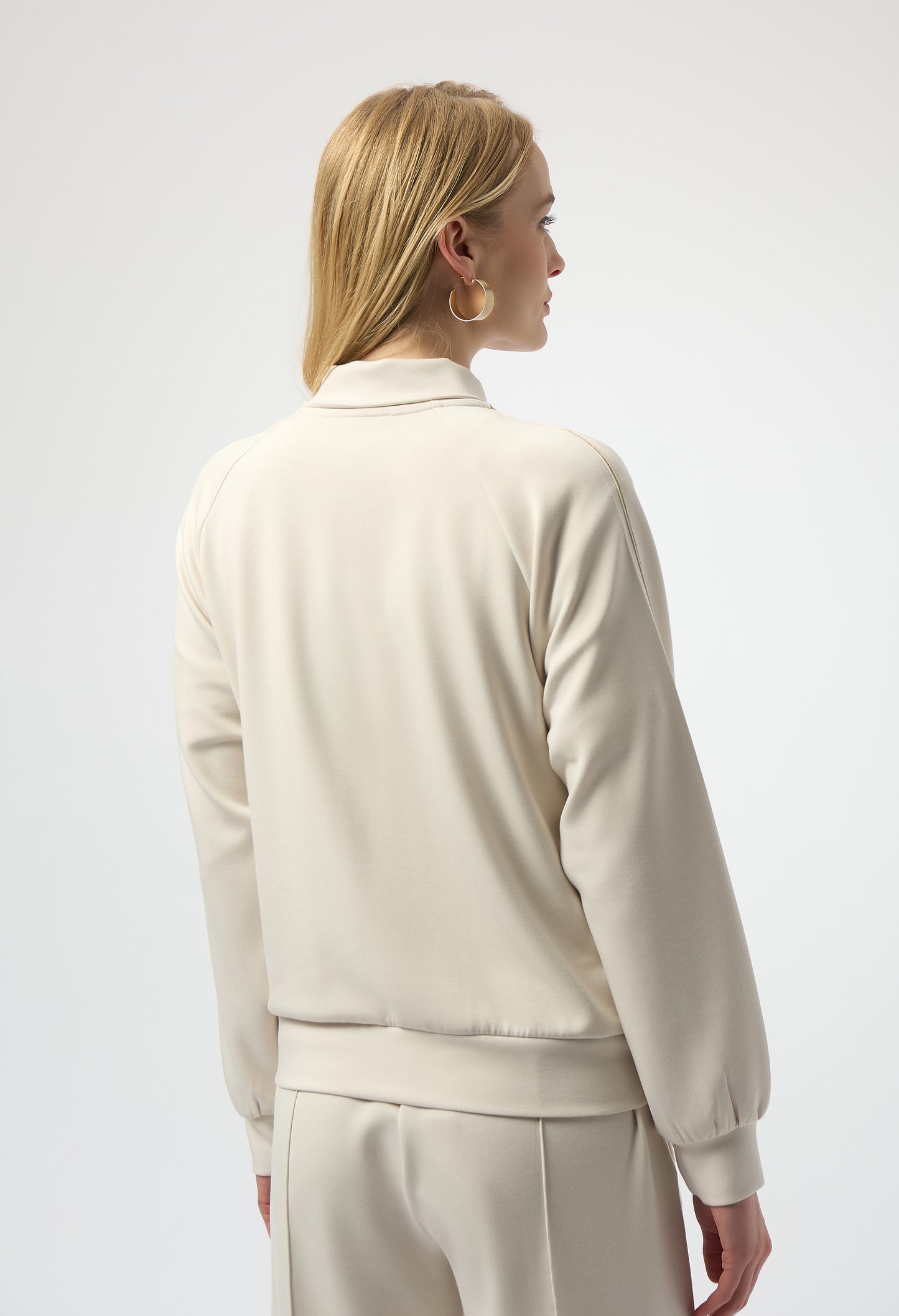 Casual Zipper Collared Jacket