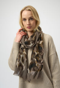Animal-print Scarf