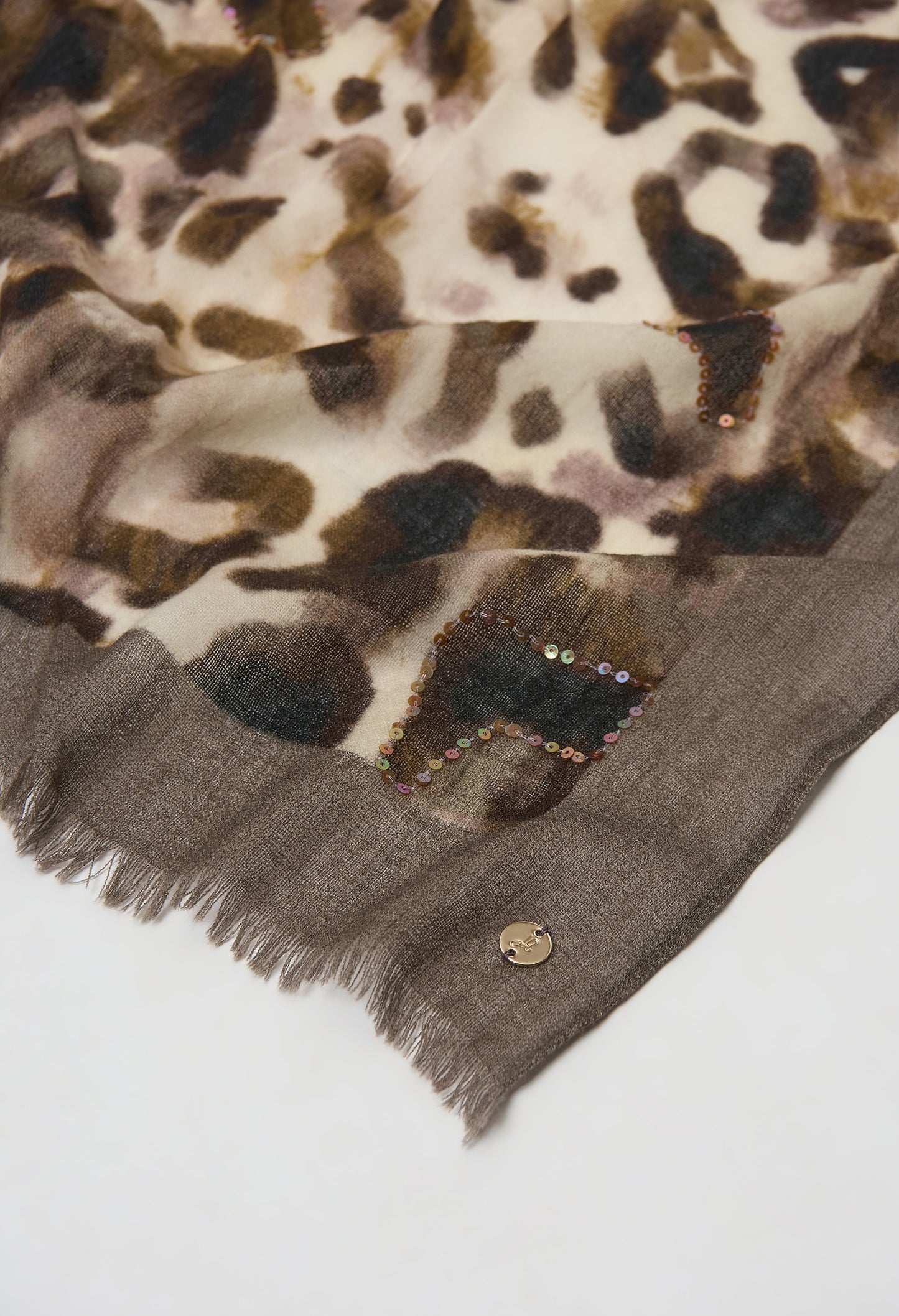 Animal-print Scarf