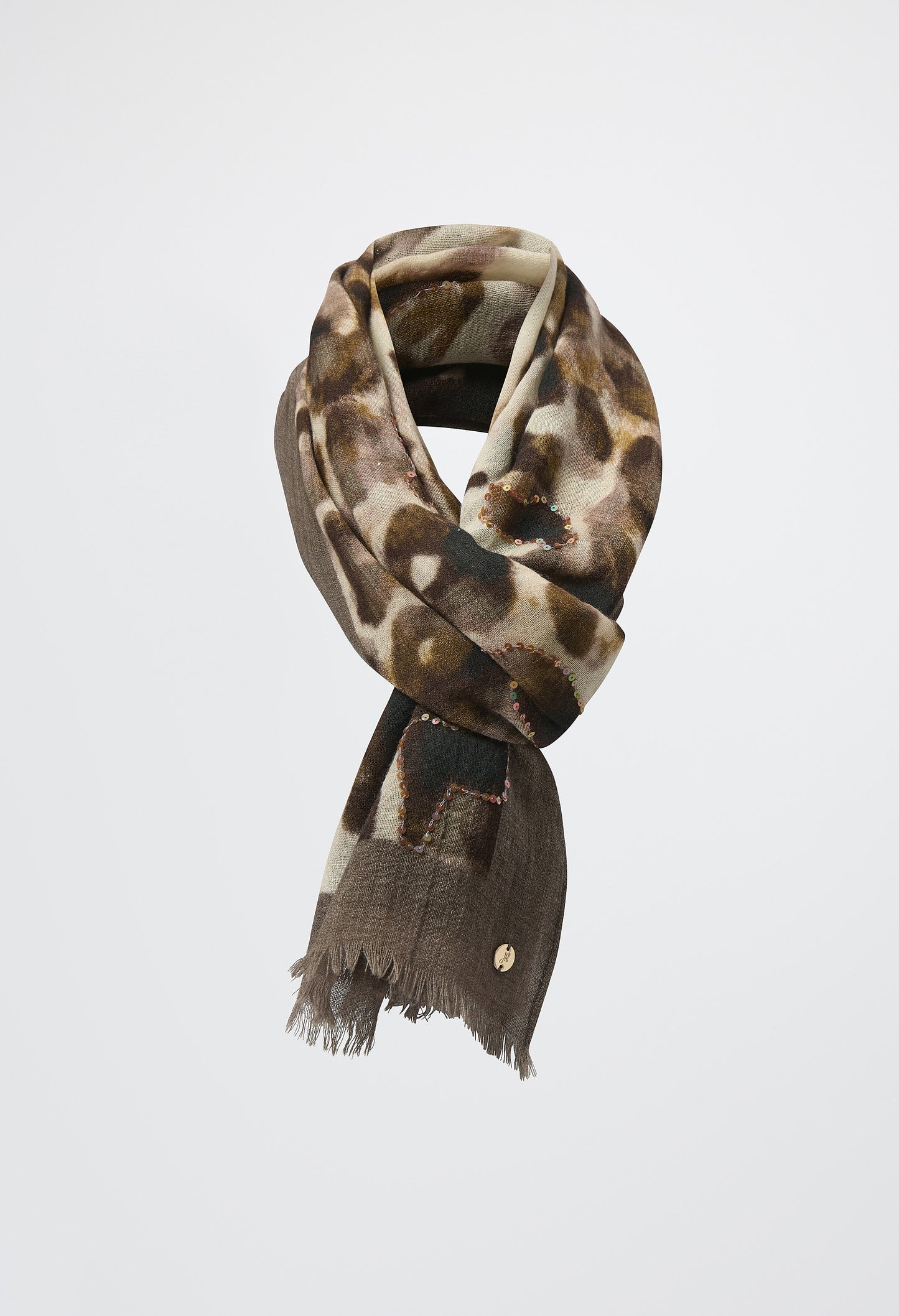 Animal-print Scarf
