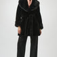 Faux Fur Coat With Belt