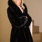 Faux Fur Coat With Belt