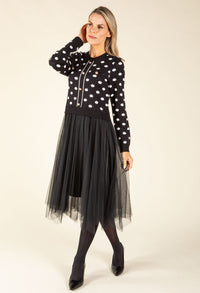 2 in 1 Look Tulle Dress