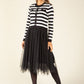 2 in 1 Look Tulle Dress
