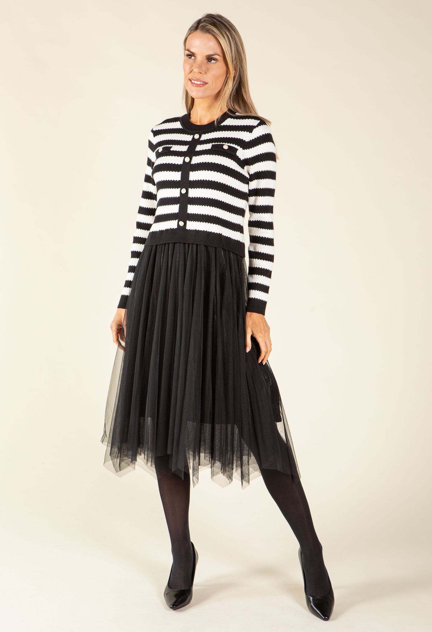 2 in 1 Look Tulle Dress