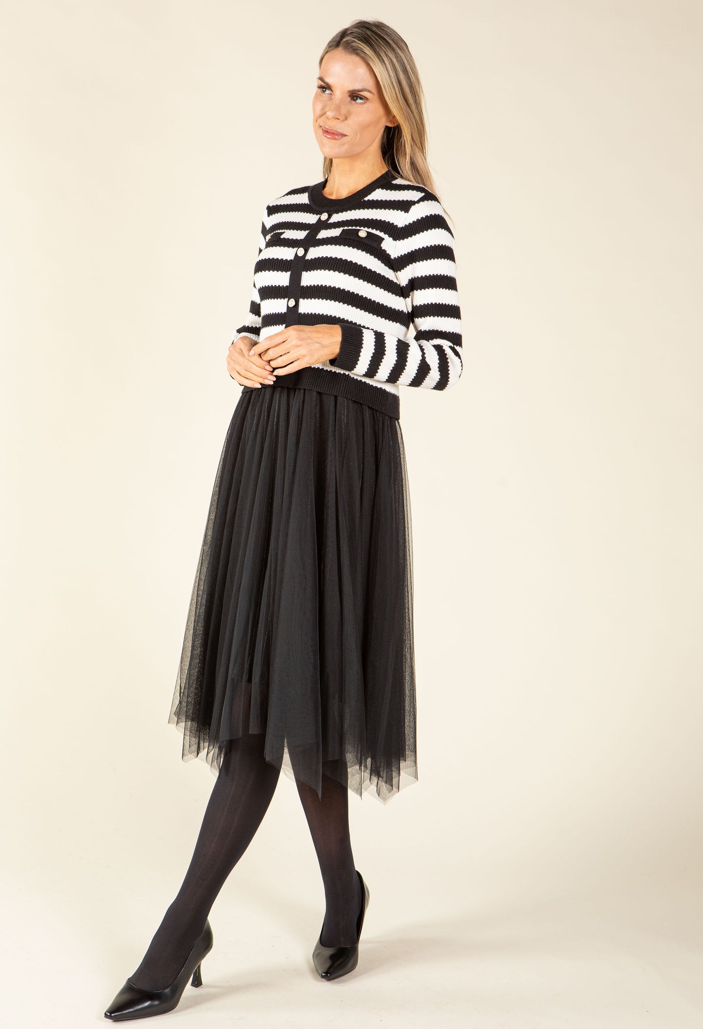 2 in 1 Look Tulle Dress