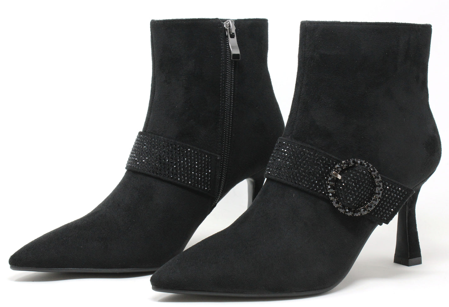 Front Buckle Ankle Boot