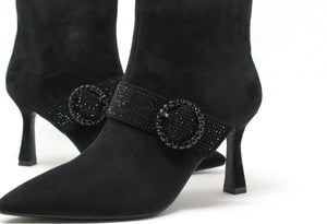Front Buckle Ankle Boot