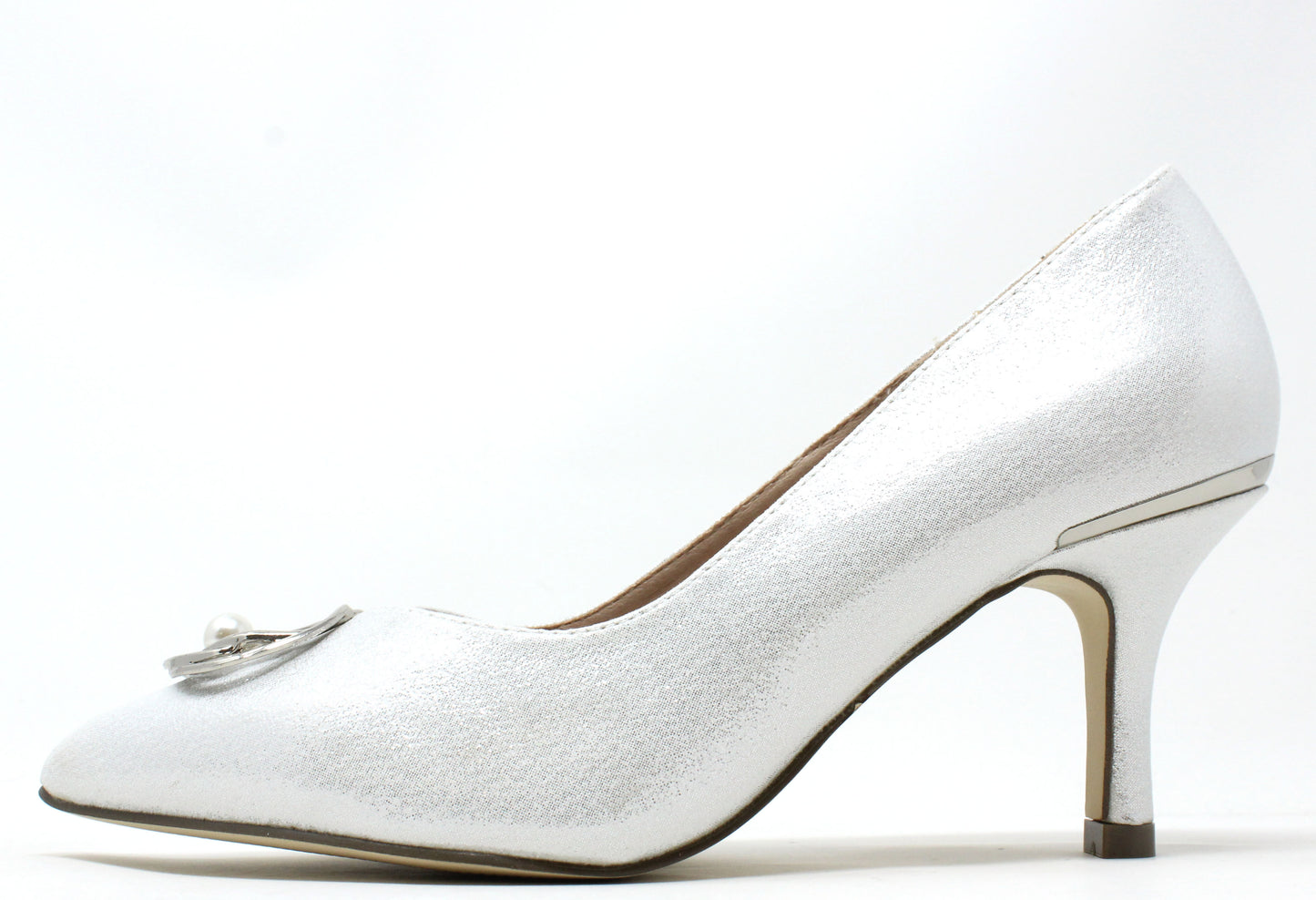 Metallic Pearl Heels