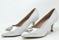 Metallic Pearl Heels