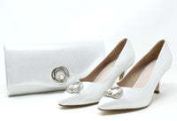 Metallic Pearl Clutch Bag