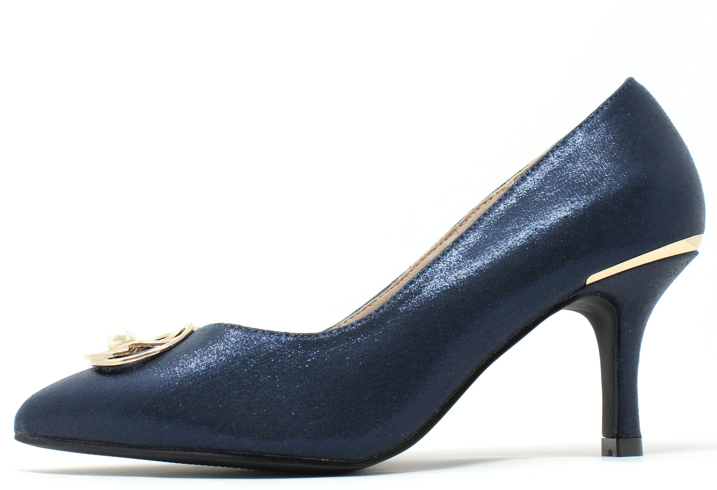 Metallic Pearl Heels