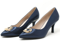 Metallic Pearl Heels