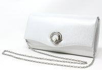 Metallic Pearl Clutch Bag
