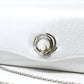 Metallic Pearl Clutch Bag