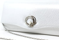 Metallic Pearl Clutch Bag