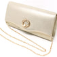 Metallic Pearl Clutch Bag
