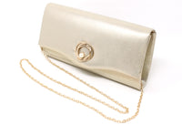 Metallic Pearl Clutch Bag