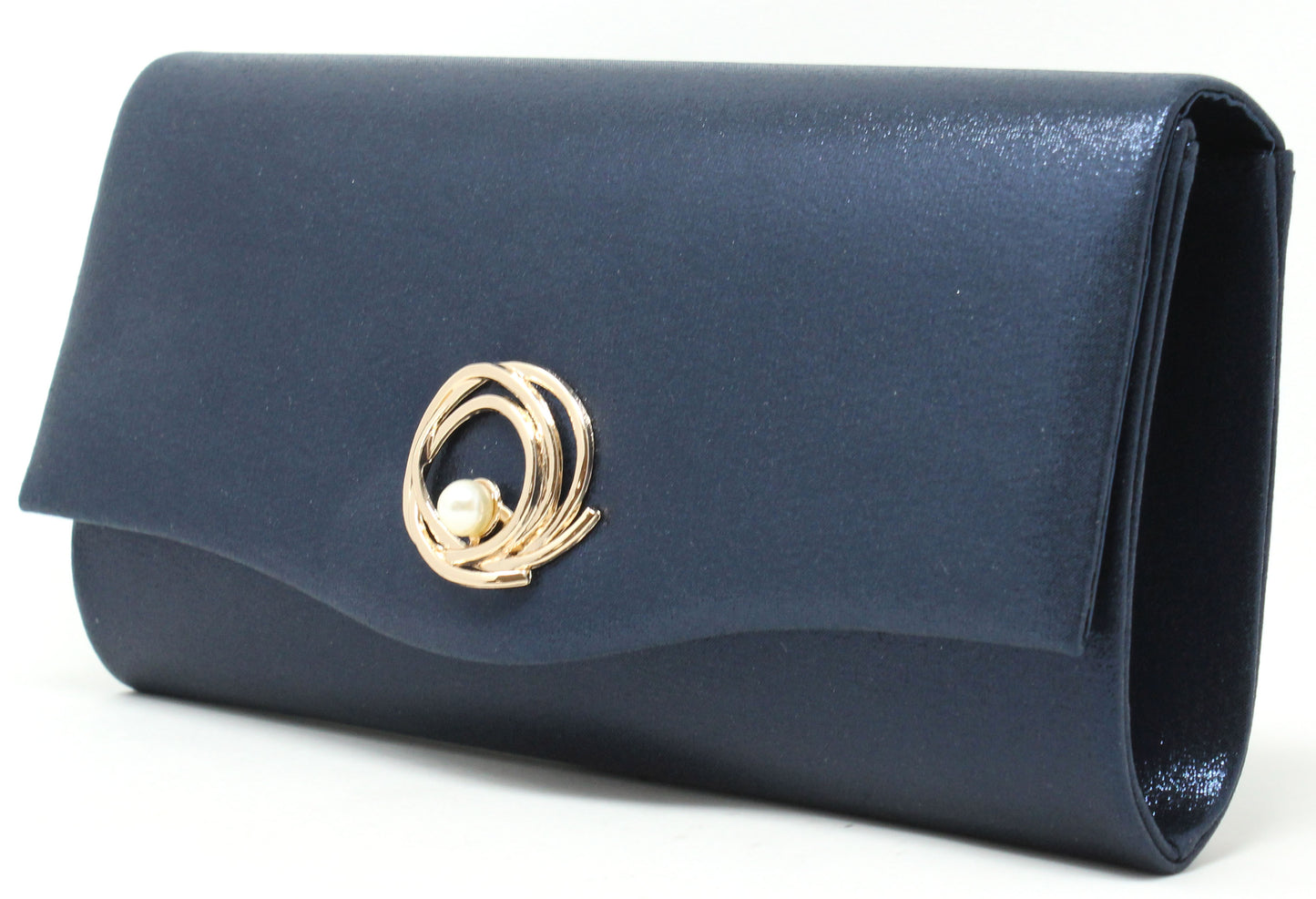 Metallic Pearl Clutch Bag