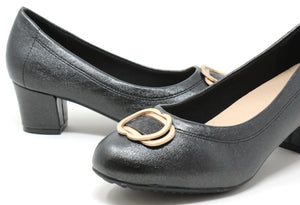 Soft Metallic Heel