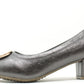 Soft Metallic Heel